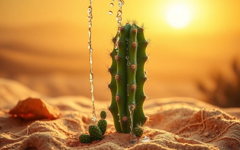 how to water cactus