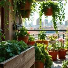 organic balcony gardening