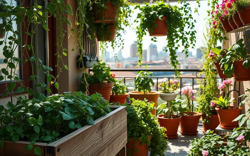 organic balcony gardening